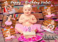 Violet's First Birthday
